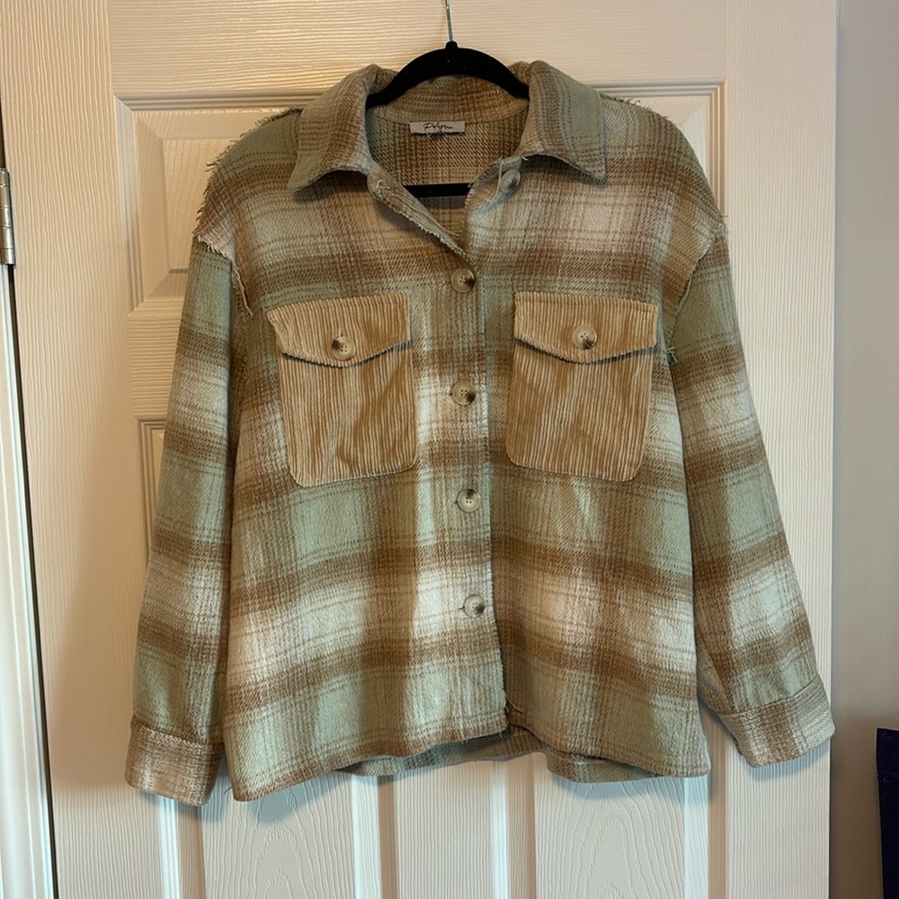 Plaid shacket